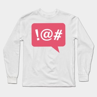 !@# Text Box Long Sleeve T-Shirt